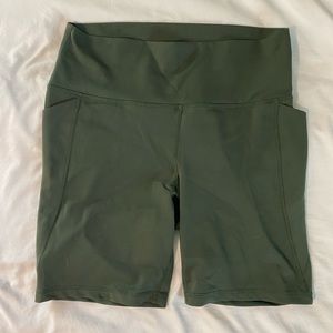 Forest Green Senita Athletic Shorts